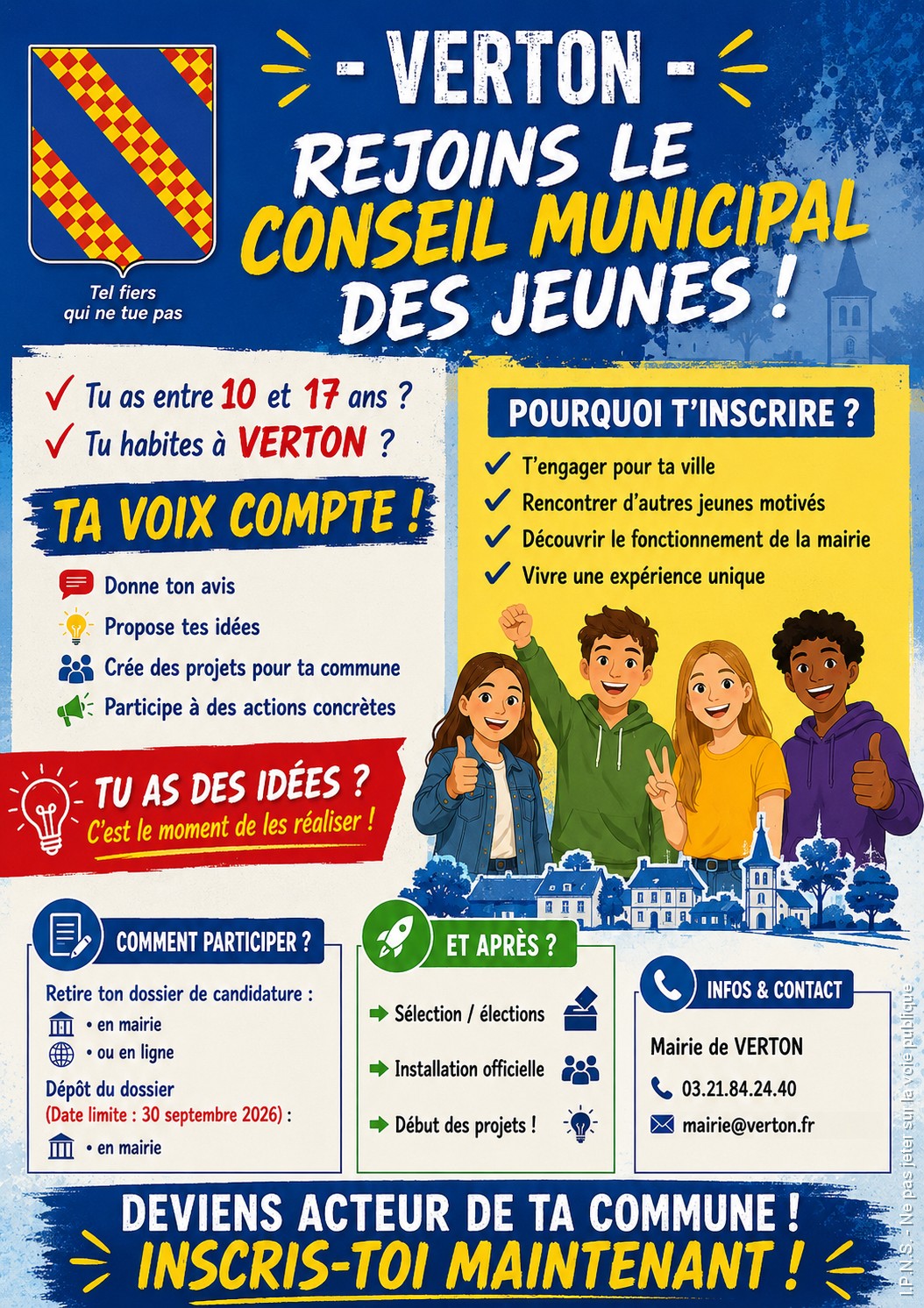 Flyers recrutement CMJ 2026